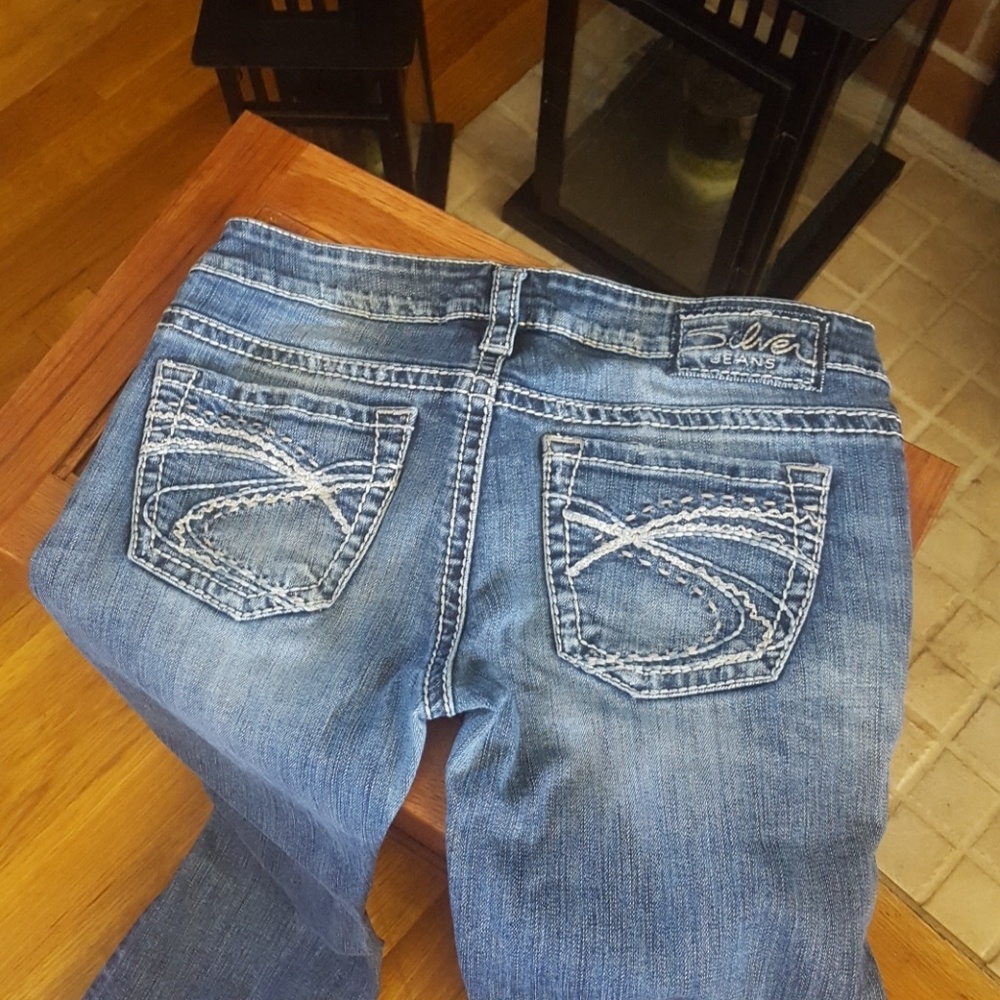 Silver capris